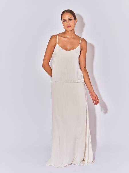 robe longue ecru  Fidji 